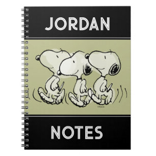 Peanuts Snoopy Walking Tall Notebook