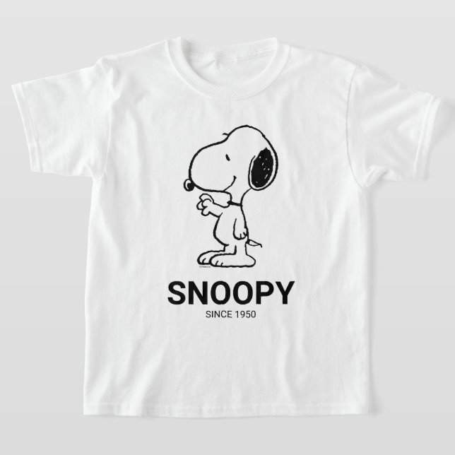 Peanuts | Snoopy Waves T-Shirt (Laydown)