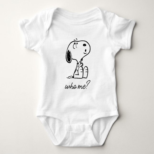 Peanuts | Snoopy Whistle Baby Bodysuit (Front)