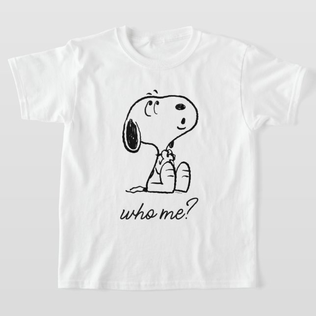 Peanuts | Snoopy Whistle T-Shirt (Laydown)