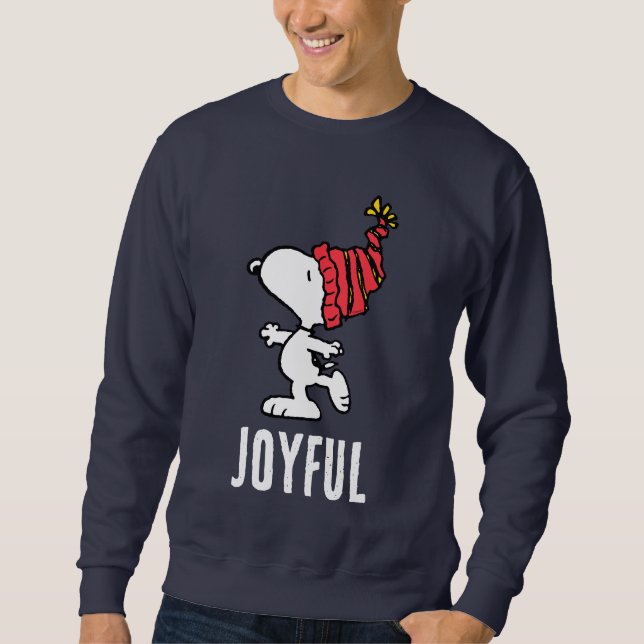 Peanuts | Snoopy Winter Beanie Cap Sweatshirt (Front)