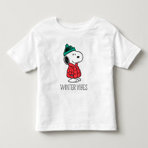 Peanuts   Snoopy Winter Coat & Hat Toddler T-Shirt