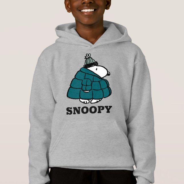 Peanuts | Snoopy Winter Puffer Jacket (Front)