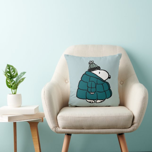 Peanuts | Snoopy Winter Puffer Jacket Cushion (Chair)