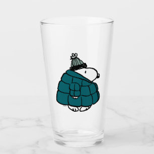 Peanuts Snoopy Winter Puffer Jacket Glass
