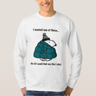 Peanuts Snoopy Winter Puffer Jacket T-Shirt