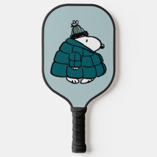 Peanuts   Snoopy Winter Puffy Jacket Pickleball Paddle