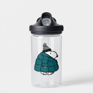 Peanuts   Snoopy Winter Puffy Jacket Water Bottle