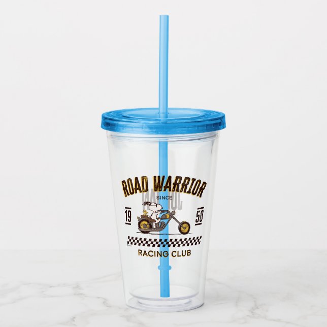 Peanuts | Snoopy & Woodstock | Add Your Name Acrylic Tumbler (Front)