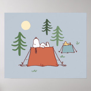 Peanuts   Snoopy & Woodstock   Add Your Name Poster