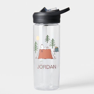 Peanuts   Snoopy & Woodstock   Add Your Name Water Bottle