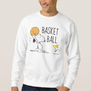 Peanuts Snoopy & Woodstock Basketball Sweatshirt