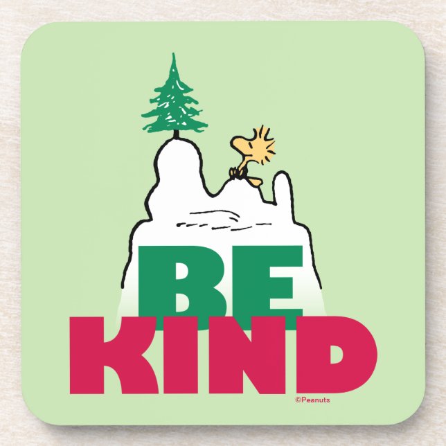 Peanuts | Snoopy & Woodstock Be Kind Coaster (Front)