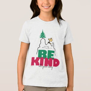 Peanuts   Snoopy & Woodstock Be Kind Tri-Blend Shirt