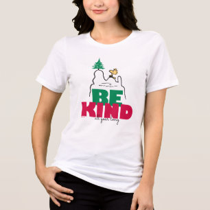 Peanuts Snoopy & Woodstock Be Kind Tri-Blend Shirt