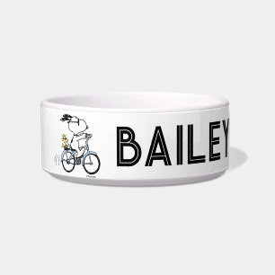Peanuts Snoopy & Woodstock Bicycle Bowl