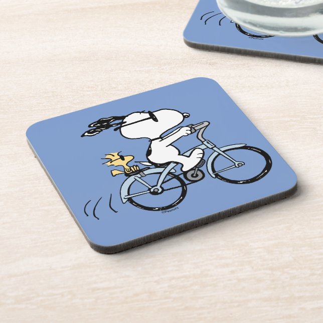 Peanuts | Snoopy & Woodstock Bicycle Coaster (Left Side)
