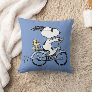 Peanuts   Snoopy & Woodstock Bicycle Cushion