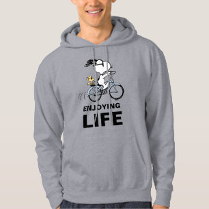 Peanuts   Snoopy & Woodstock Bicycle Hoodie