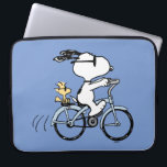 Peanuts | Snoopy & Woodstock Bicycle Laptop Sleeve<br><div class="desc">Check out this awesome Peanuts design featuring Snoopy and Woodstock.</div>