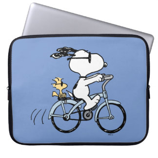 Peanuts | Snoopy & Woodstock Bicycle Laptop Sleeve