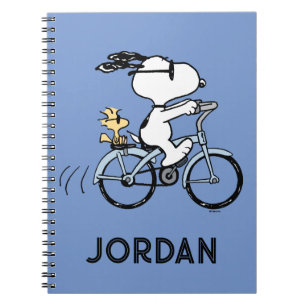 Peanuts   Snoopy & Woodstock Bicycle Notebook