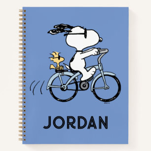Peanuts   Snoopy & Woodstock Bicycle Notebook