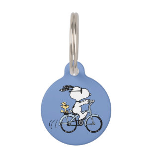 Peanuts   Snoopy & Woodstock Bicycle Pet Tag