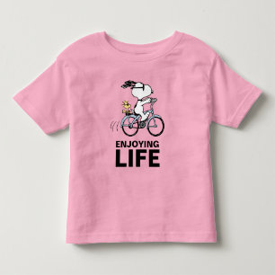 Peanuts   Snoopy & Woodstock Bicycle Toddler T-Shirt