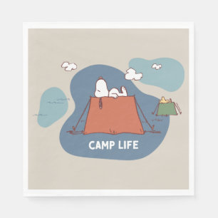 Peanuts   Snoopy & Woodstock Camp Life Napkin