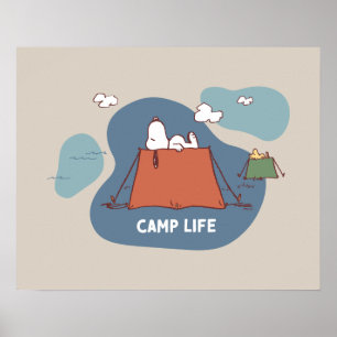 Peanuts   Snoopy & Woodstock Camp Life Poster