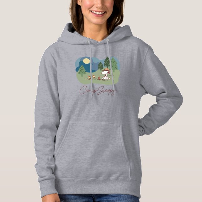 Peanuts | Snoopy & Woodstock Camp Site Hoodie (Front)