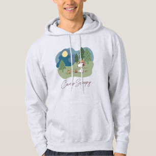 Peanuts Snoopy & Woodstock Camp Site Hoodie