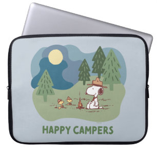Peanuts Snoopy & Woodstock Camp Site Laptop Sleeve