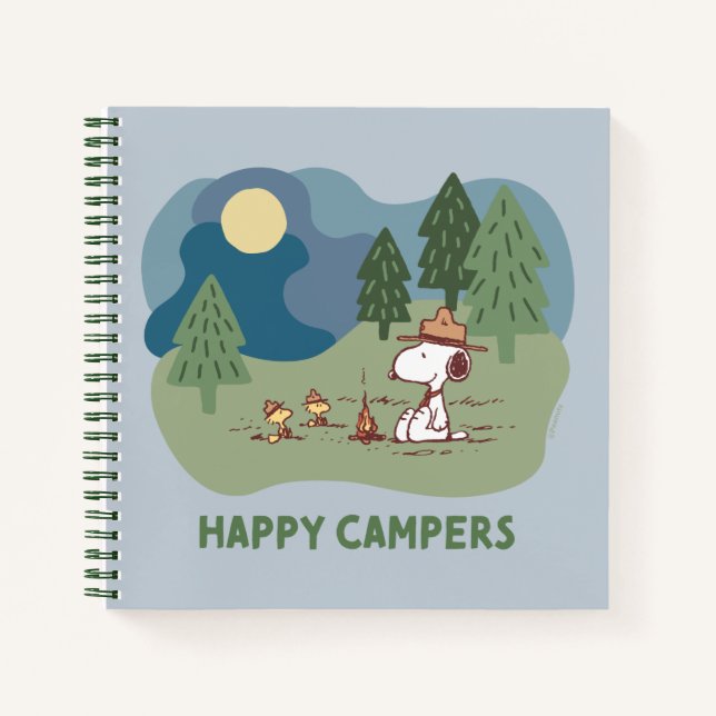 Peanuts | Snoopy & Woodstock Camp Site Notebook (Front)