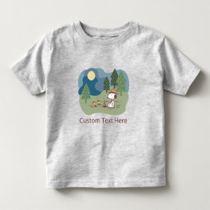 Peanuts   Snoopy & Woodstock Camp Site Toddler T-Shirt