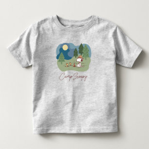 Peanuts   Snoopy & Woodstock Camp Site Toddler T-Shirt