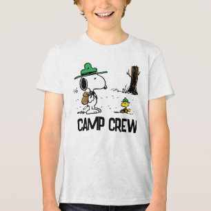 Peanuts   Snoopy & Woodstock Camping Tri-Blend Shirt
