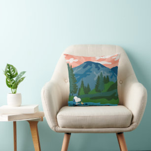 Peanuts   Snoopy & Woodstock Canoe Cushion