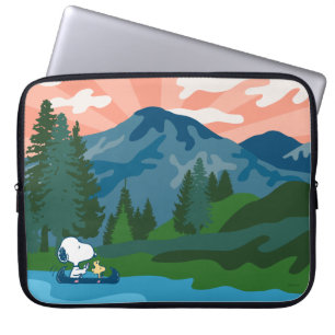 Peanuts Snoopy & Woodstock Canoe Laptop Sleeve
