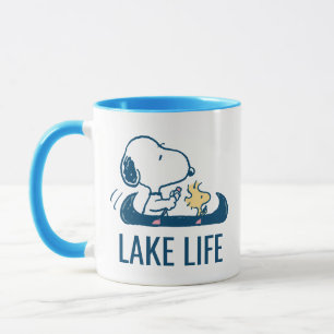 Peanuts   Snoopy & Woodstock Canoe Mug