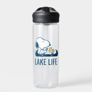 Peanuts   Snoopy & Woodstock Canoe Water Bottle