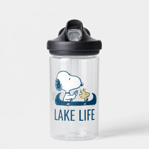 Peanuts   Snoopy & Woodstock Canoe Water Bottle