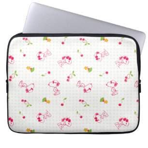 Peanuts   Snoopy & Woodstock Cherry Pattern Laptop Sleeve
