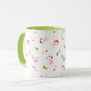 Peanuts   Snoopy & Woodstock Cherry Pattern Mug