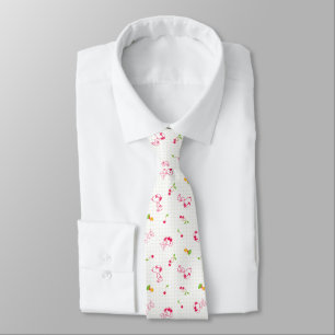 Peanuts   Snoopy & Woodstock Cherry Pattern Tie
