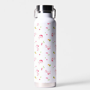Peanuts   Snoopy & Woodstock Cherry Pattern Water Bottle