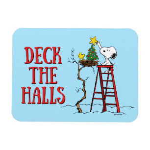 Peanuts   Snoopy & Woodstock Christmas Tree Magnet