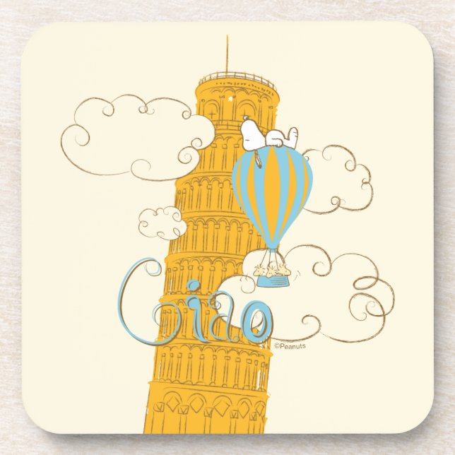 Peanuts | Snoopy & Woodstock Ciao Coaster (Front)
