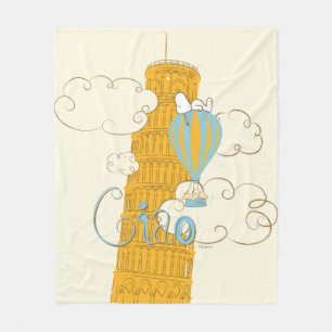 Peanuts   Snoopy & Woodstock Ciao Fleece Blanket